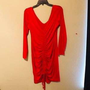 Red sexy dress